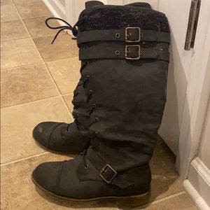 JustFab brand knee high boots